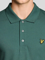 Polo Lyle & Scott Verde colletto logo SP400VOG EVERGLADE LYLE & SCOTT 