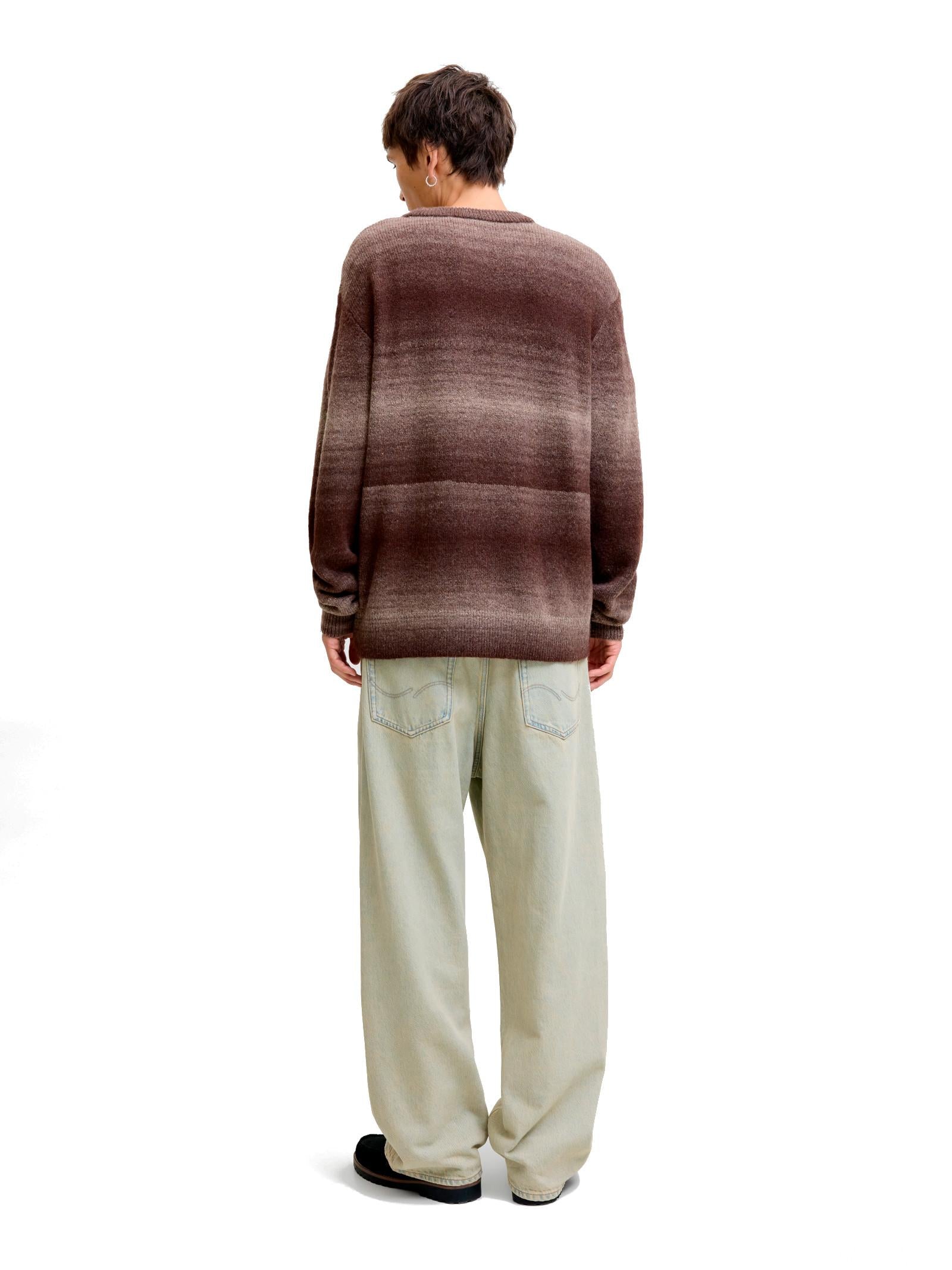 Maglia Jack & Jones Meadows Marrone melange 12283641 /Deep Mahogany JACK & JONES 