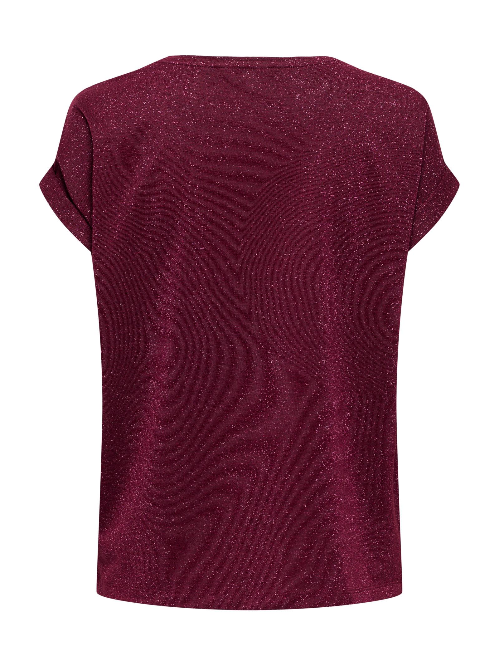 T-shirt Only Moster Bordeaux manica corta 15356991 /Chocolate Truffle ONLY 