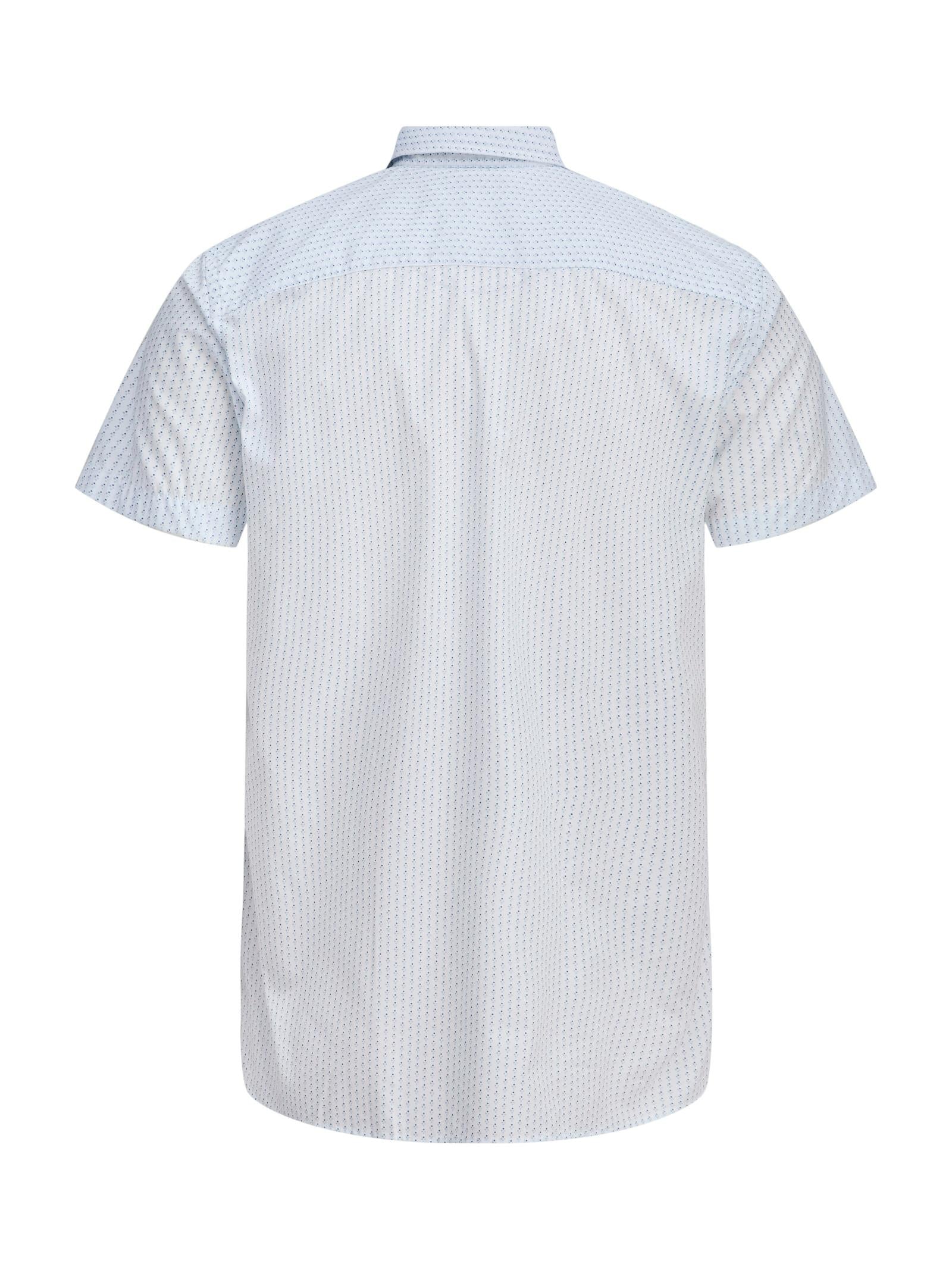 Camicia Jack & Jones Matheo Bianco fantasia 12289361 /Bright White JACK & JONES 
