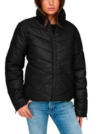 Piumino Jacqueline De Yong Fiona Nero collo alto 15330086 /Black JDY 