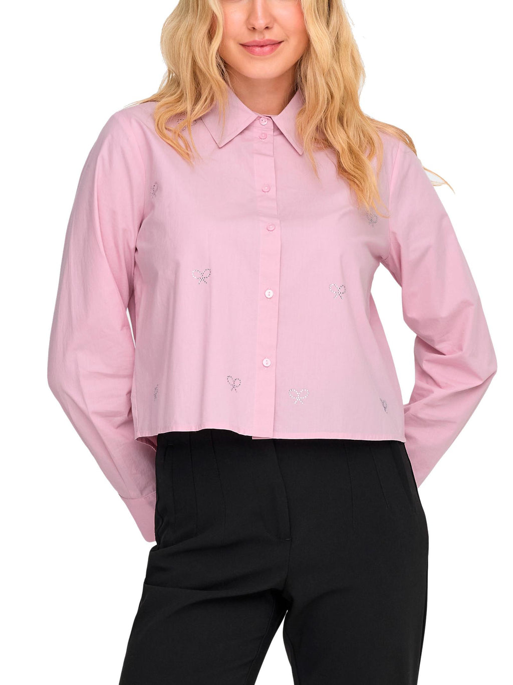 Camicia JDY Riley Rosa con fiocchi 15363089 /Fragrant Lilac JDY 