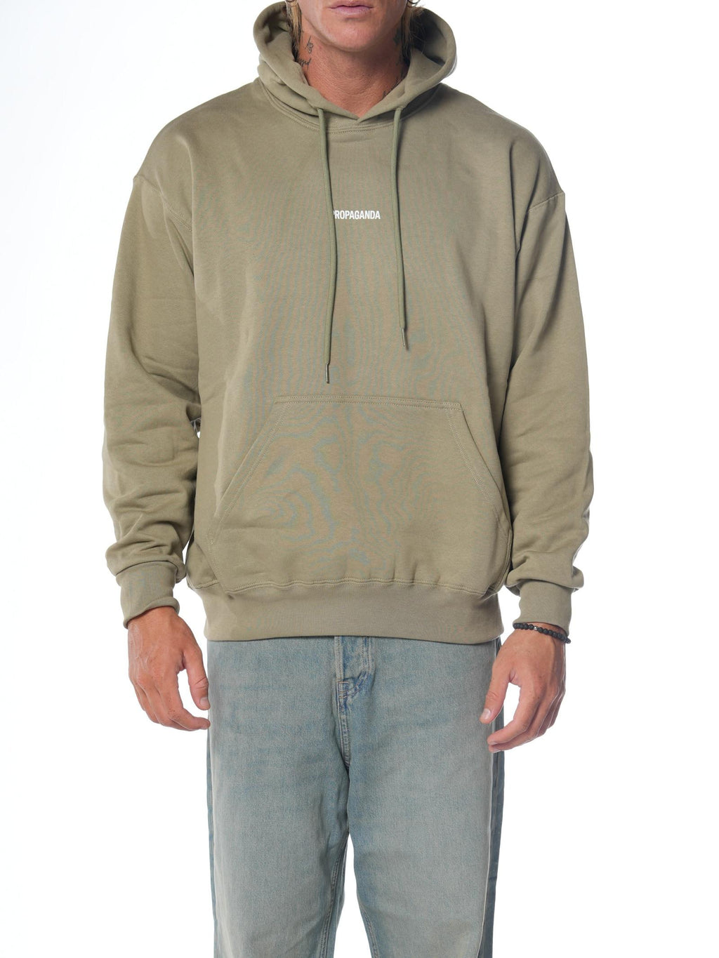 Felpa Propaganda Verde Ribs Flame FE470 VERDE PROPAGANDA 