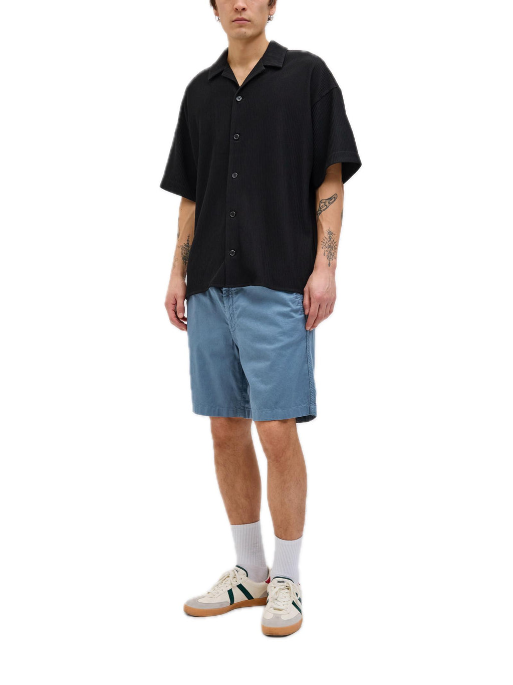 Bermuda Jack & Jones Jaden Azzurro con coulisse 12274968 /Blue Mirage JACK & JONES 