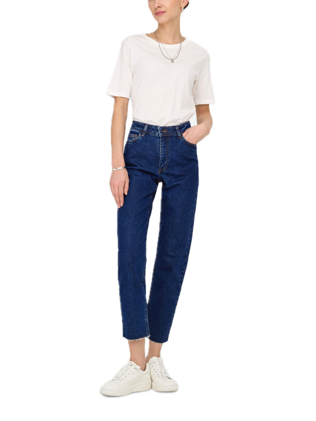 Jeans Jacqueline De Yong Lullu Dark Blue Straight 15340366 /Dark Blue Denim JDY 
