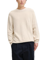 Maglia Jack & Jones Spence Panna girocollo 12279254 /Sea Salt JACK & JONES 