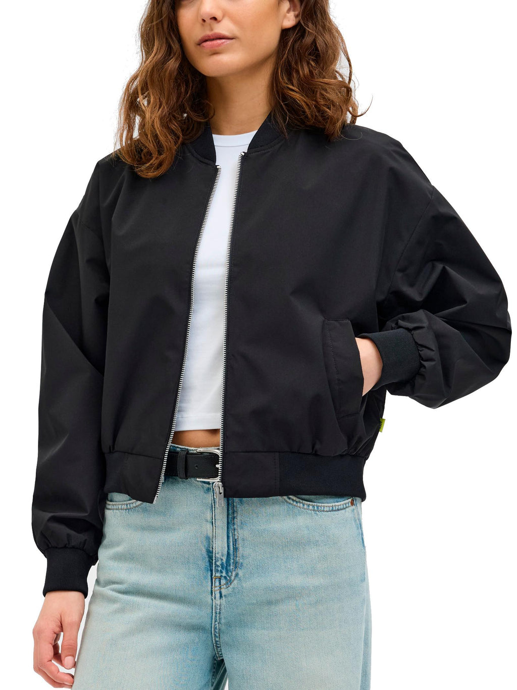 Bomber JJXX Ella Nero con colletto 12272840 /Black JJXX 