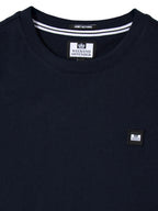 T-shirt Weekend Offender Blu con patch BROOKLANDS BLU WEEKEND OFFENDER 