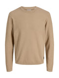Maglia Jack & Jones Devin Beige a girocollo 12288420 /String JACK & JONES 