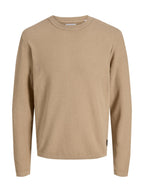 Maglia Jack & Jones Devin Beige a girocollo 12288420 /String JACK & JONES 