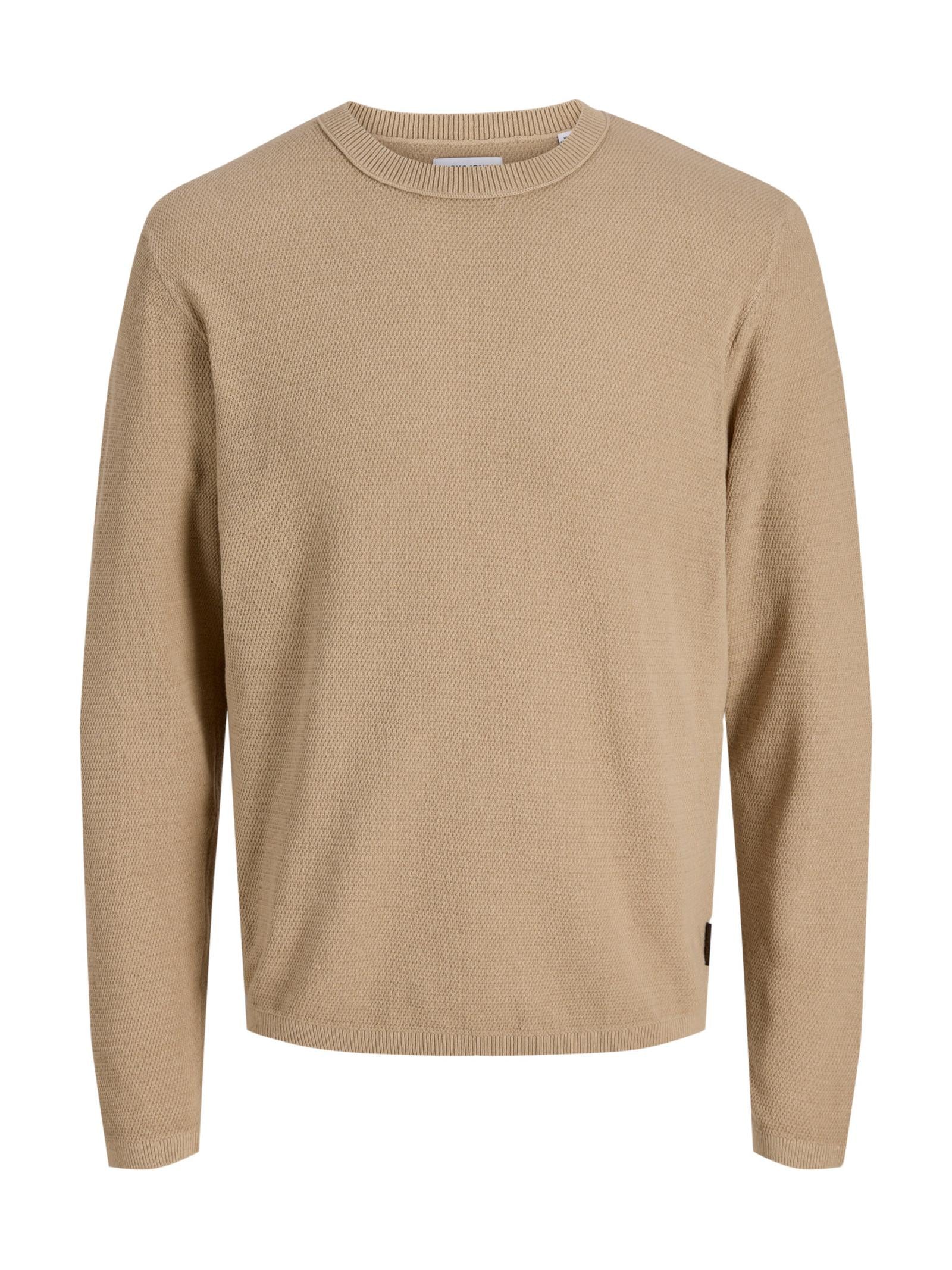 Maglia Jack & Jones Devin Beige a girocollo 12288420 /String JACK & JONES 