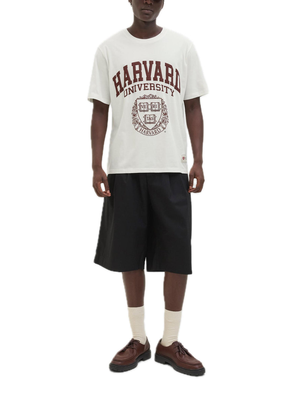 T-shirt Jack & Jones Harvard Bianco Relaxed fit 12290572 /Egret JACK & JONES 