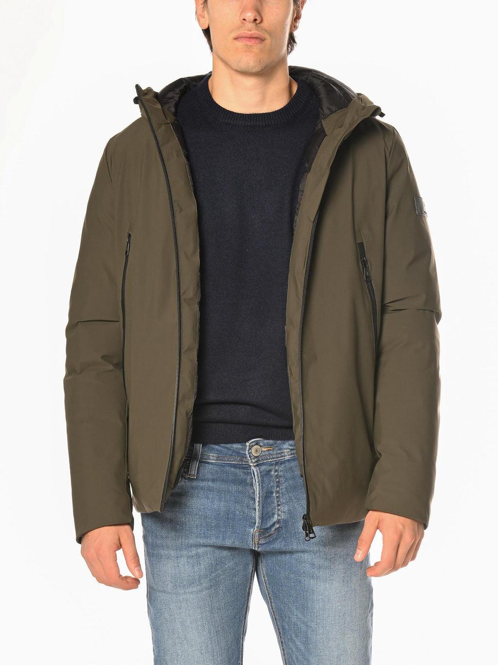 Giubbotto Gianni Lupo Verde con cappuccio GL5069BD MILITARY GIANNI LUPO 