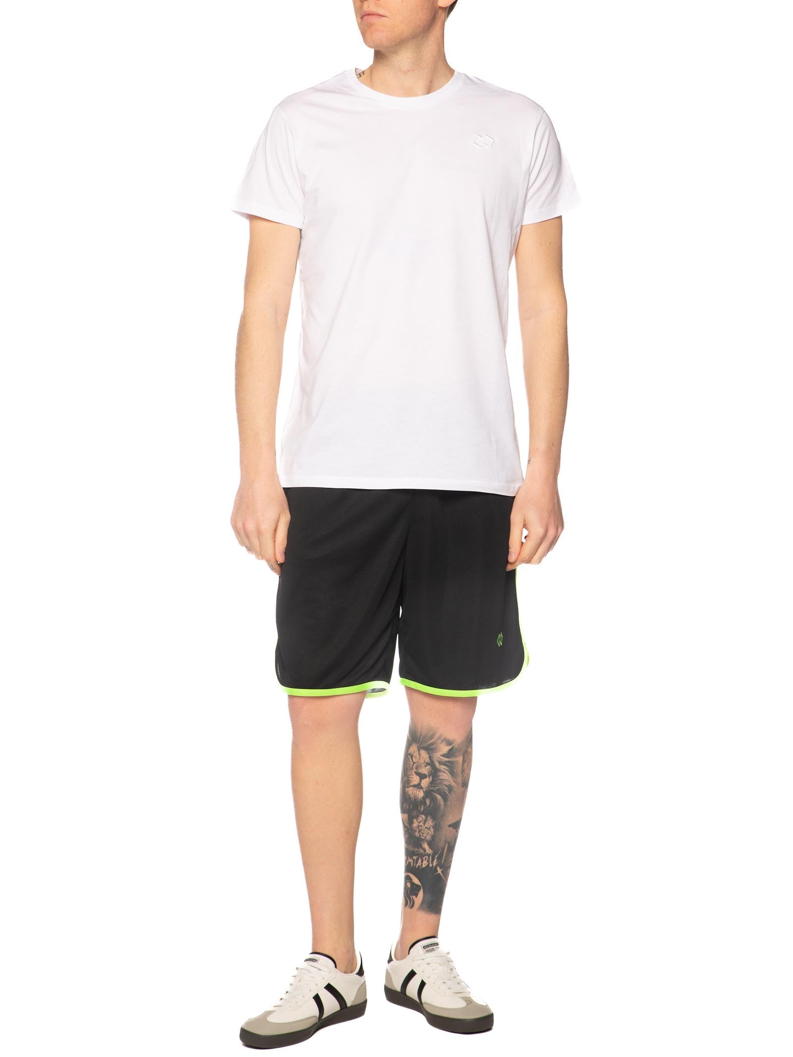Bermuda Errea Nero Verde con logo piccolo R33P0T 120 ERREA 