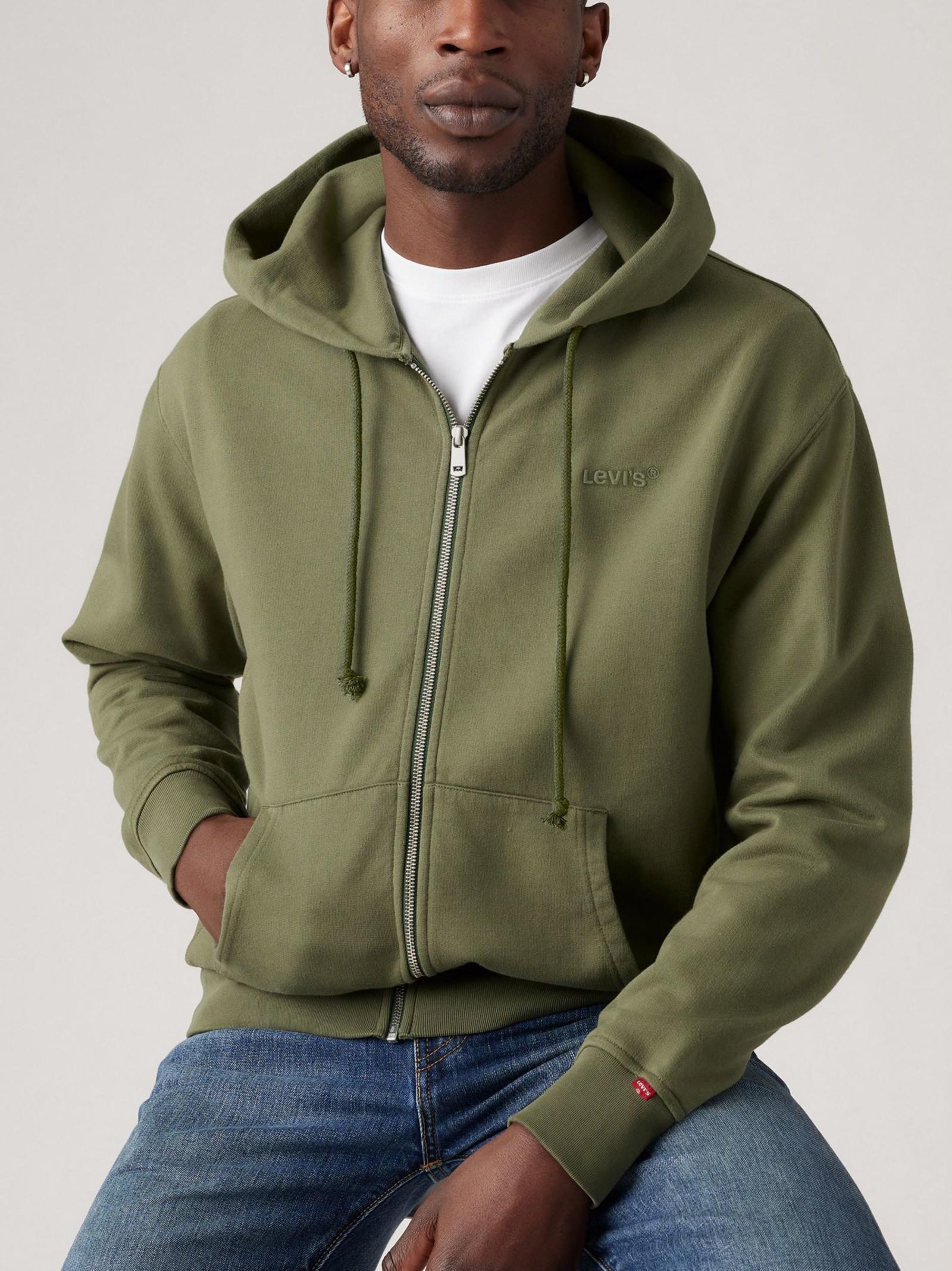 Felpa Levi's®  Autenthic Verde full zip  girocollo A926500 03 LEVI'S® 