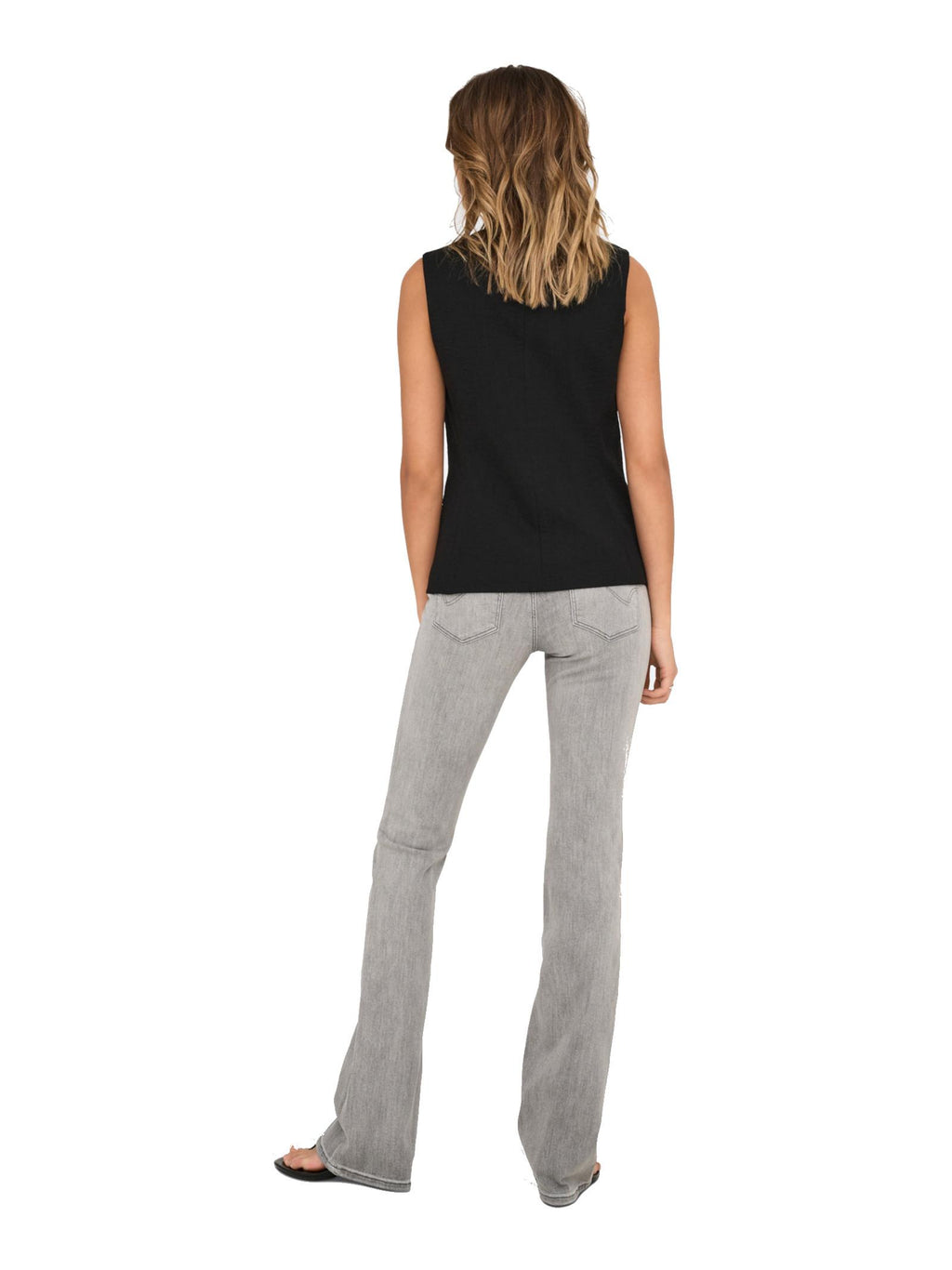 Gilet Only Nero River motivo a V 15354010 /Black JDY 