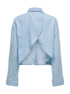 Camicia Only Light Blue Denim manica a scatola 15337929 /Light Blue Denim ONLY 