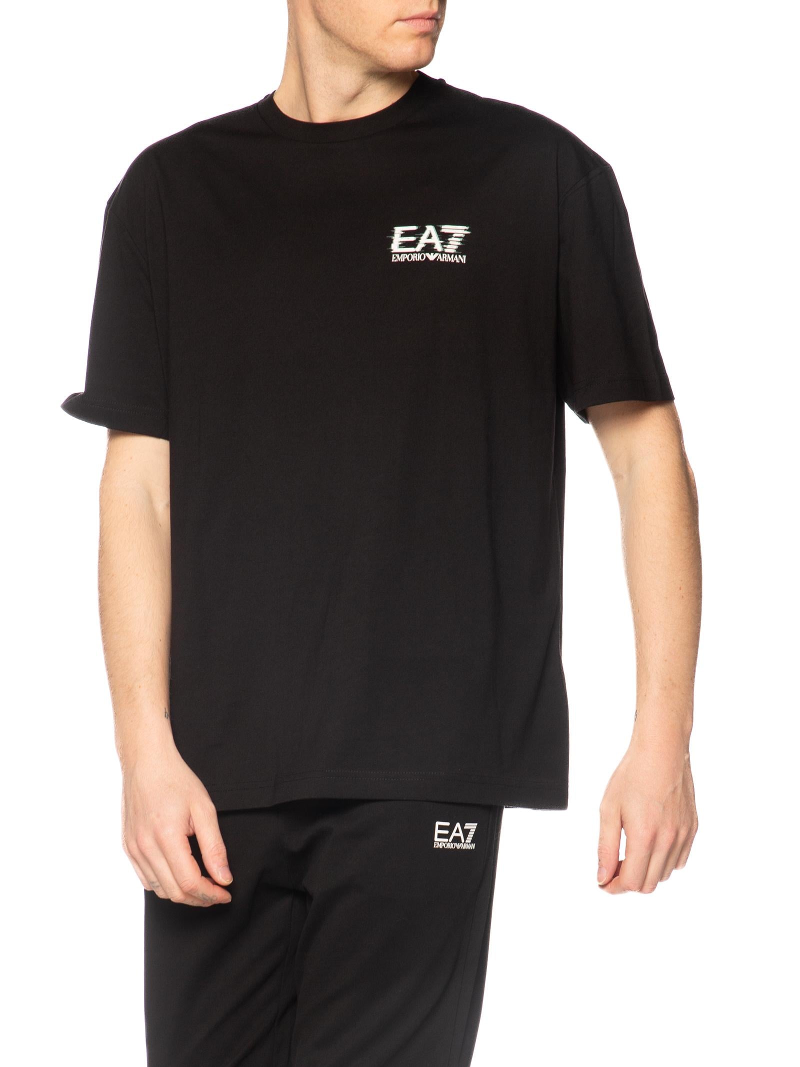 T-shirt Emporio Armani Nero logo 7M001327 UC001 EA7 
