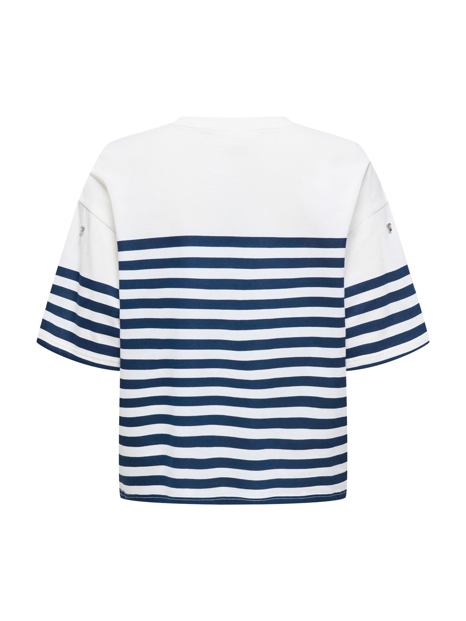 T-shirt Only Alize Blu a righe 15358796 /Night sky Cloud Dancer ONLY 