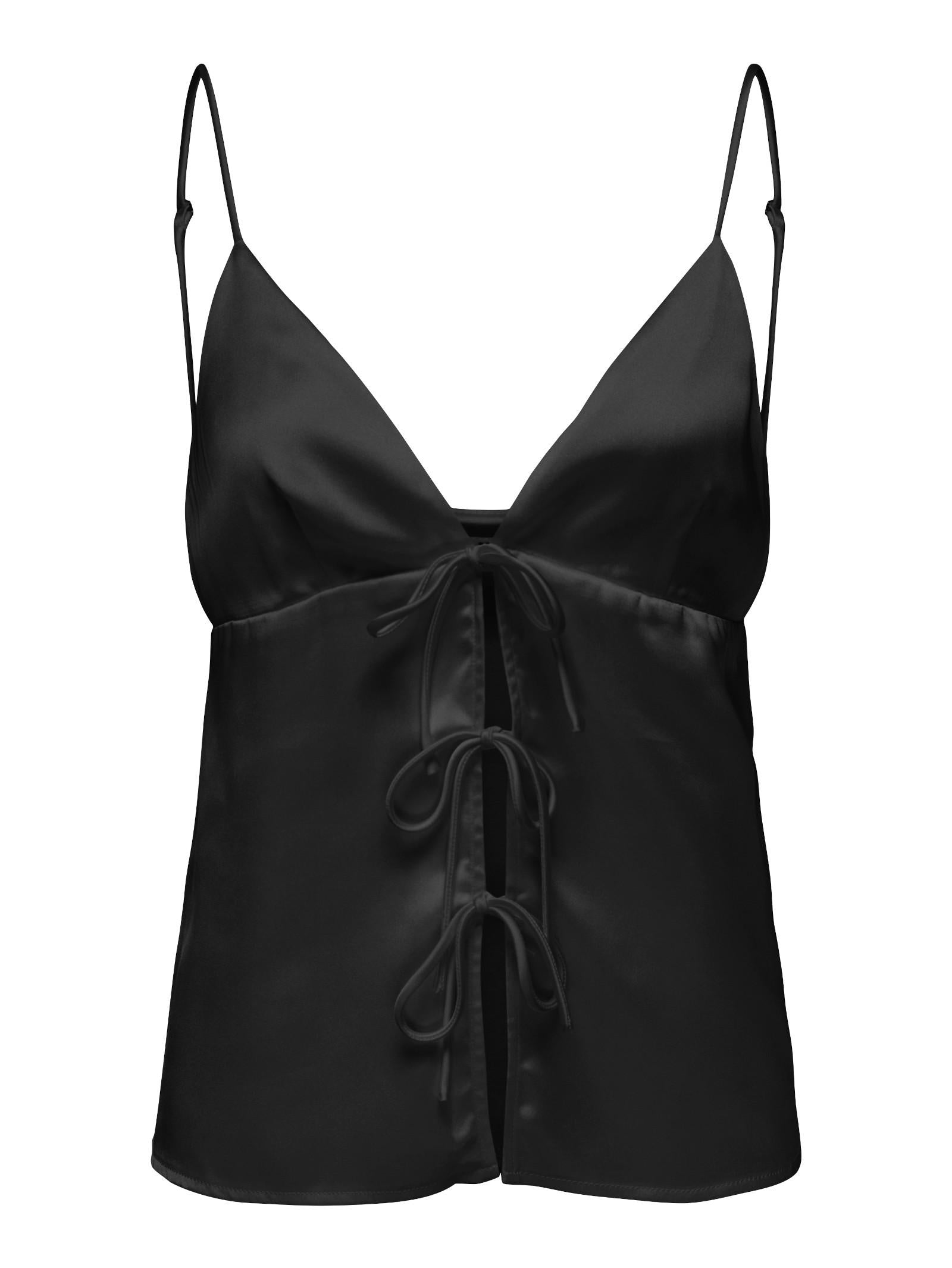 Top Only Jenny Nero scollo a V 15345031 /Black ONLY 
