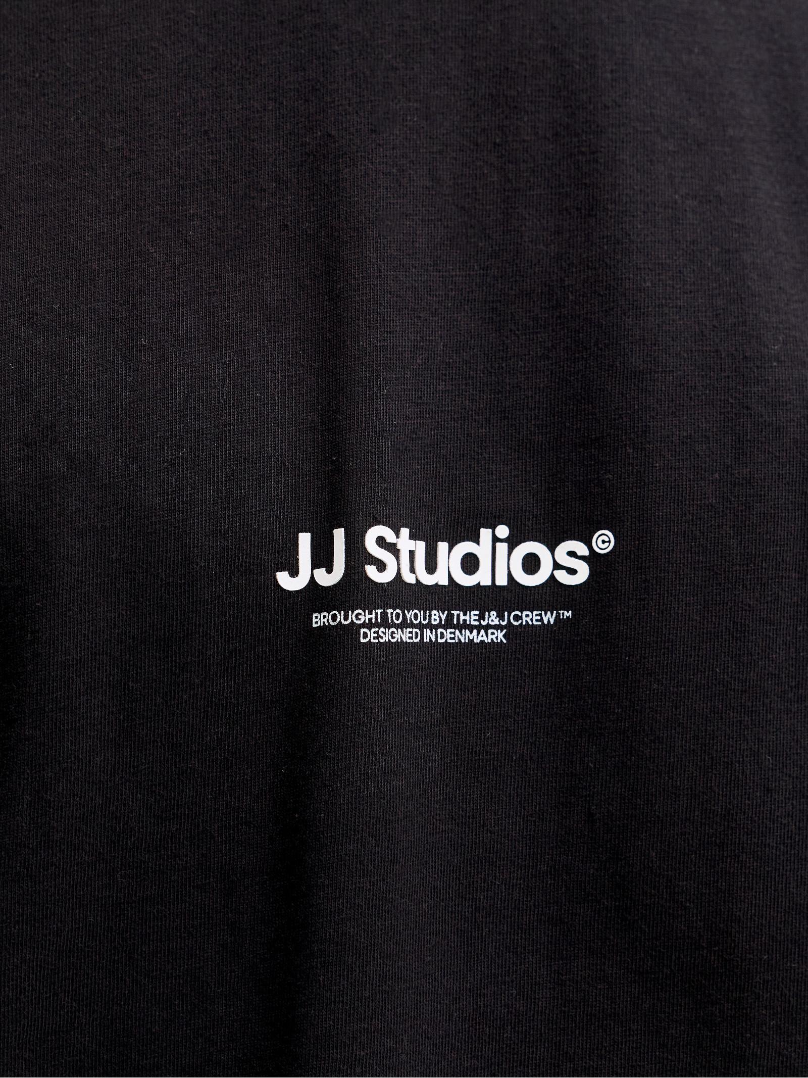 T-shirt Jack & Jones Nero Soho smanicata 12288001 /Black JACK & JONES 