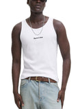 Canotta Jack & Jones Bianco Ebro stampa 12284156 /Bright White JACK & JONES 