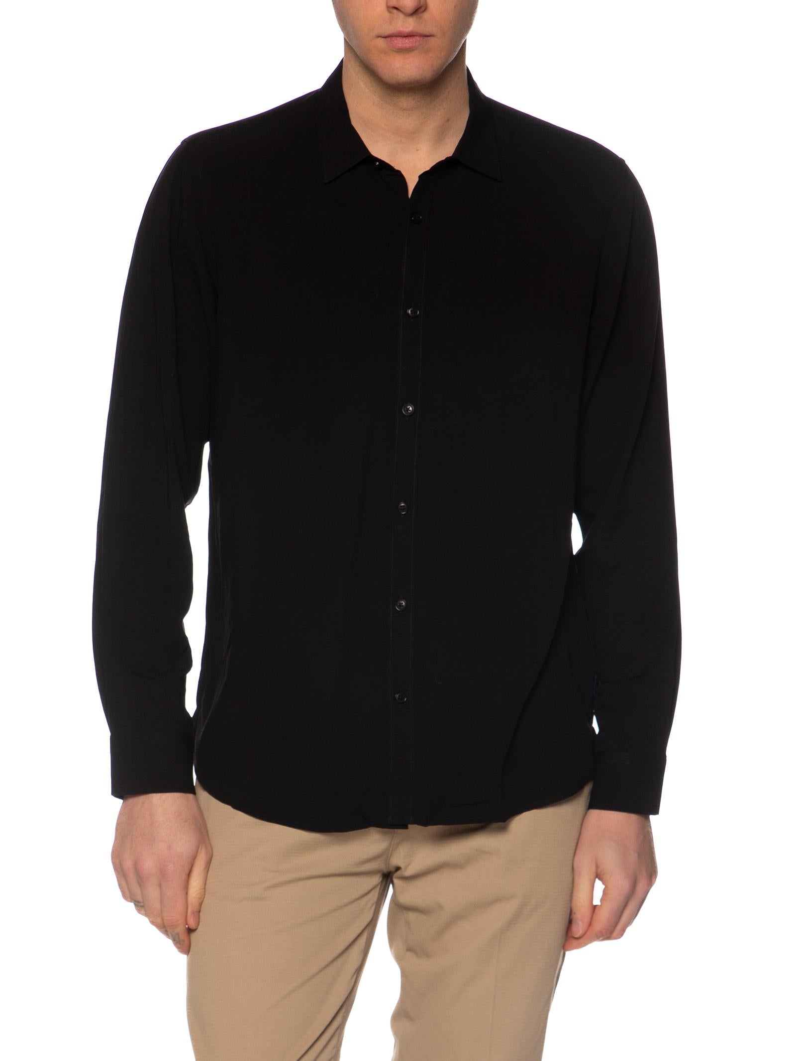 Camicia Gianni Lupo Nero viscosa GL7677S NERO GIANNI LUPO 