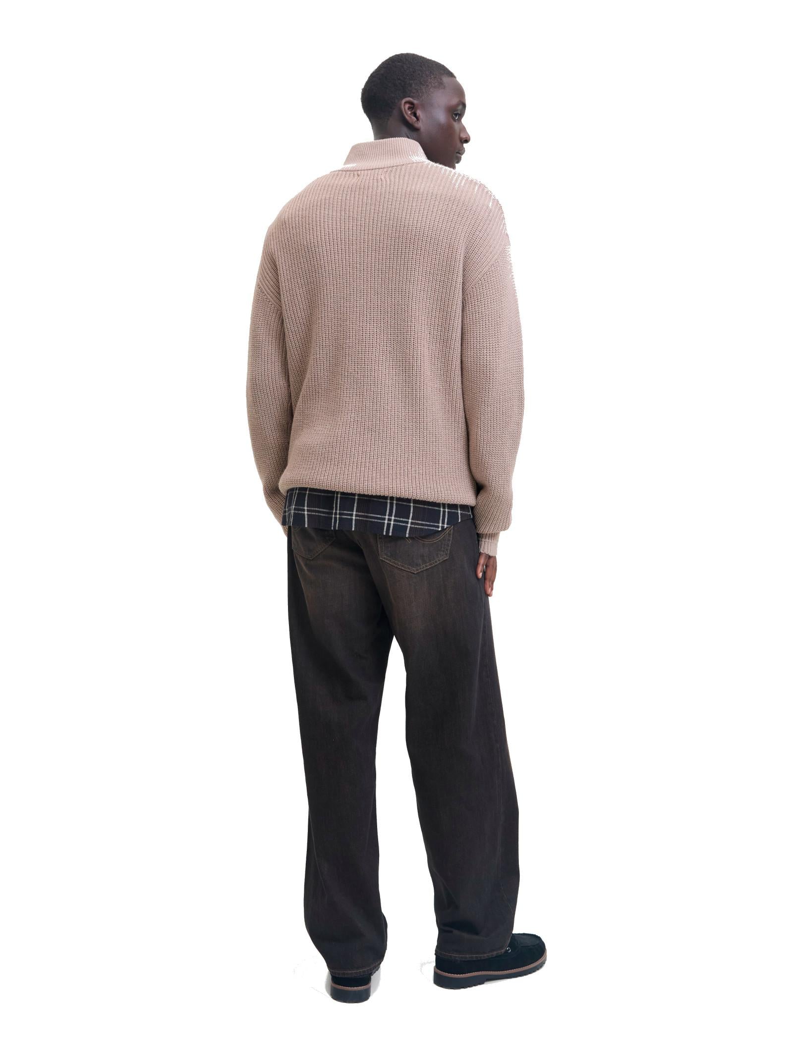 Maglia Jack & Jones Kaito Beige mezza zip 12278959 /Atmosphere JACK & JONES 