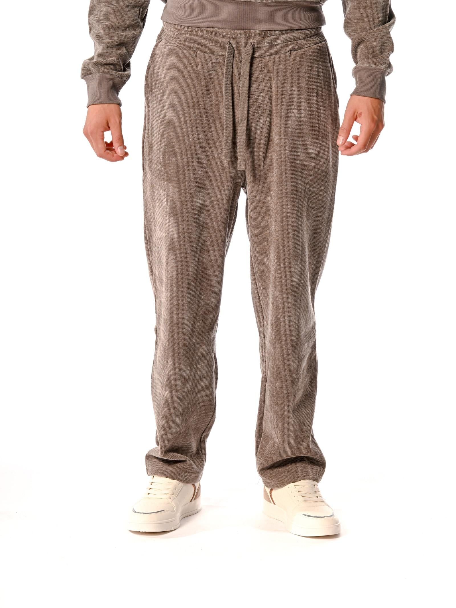 Pantalone in felpa Gianni Lupo Fango ciniglia GL2290F FANGO GIANNI LUPO 