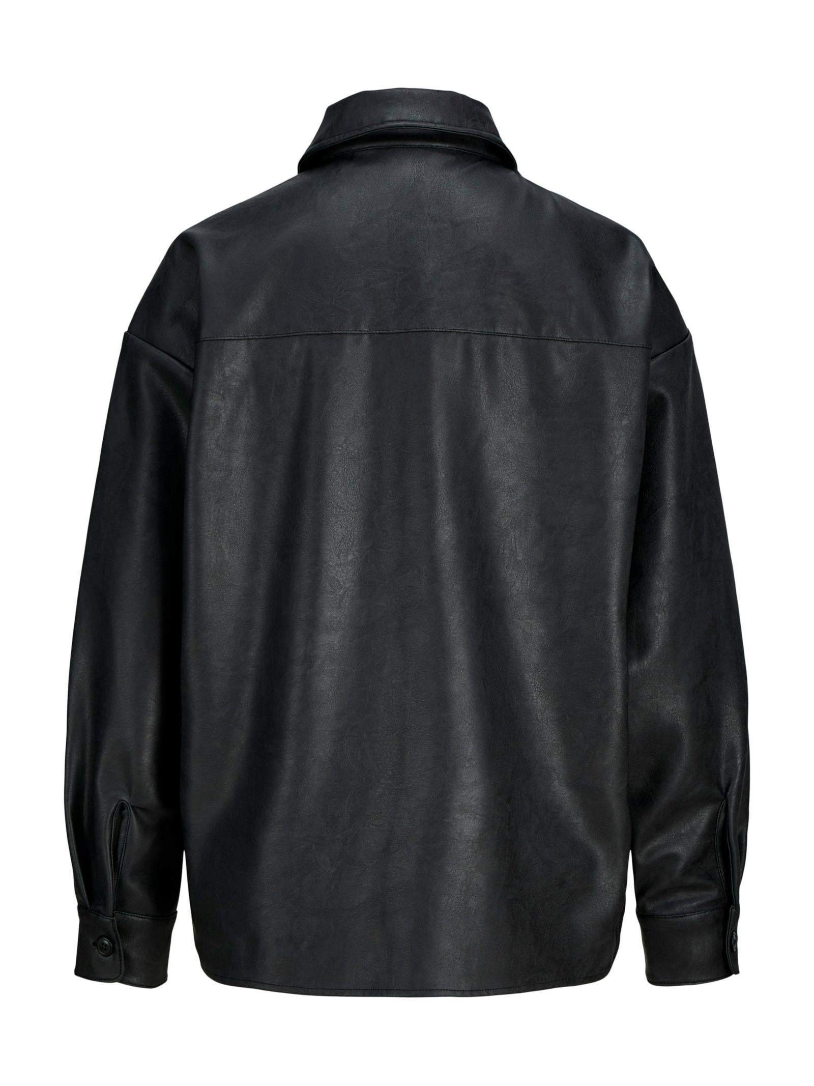 Camicia JJXX Sif Nero in ecopelle 12278941 /Black JJXX 