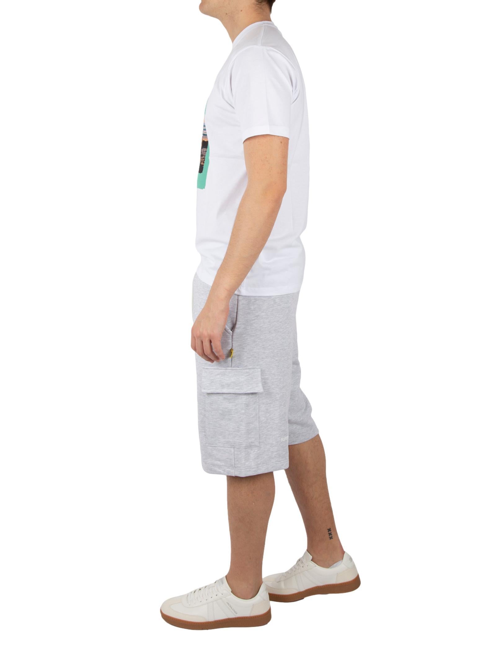 Bermuda Superculture cargo Grigio in felpa KAY GRIGIO SUPERCULTURE 