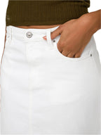 Gonna mini Only Bianco in denim 15374900 /White Denim ONLY 