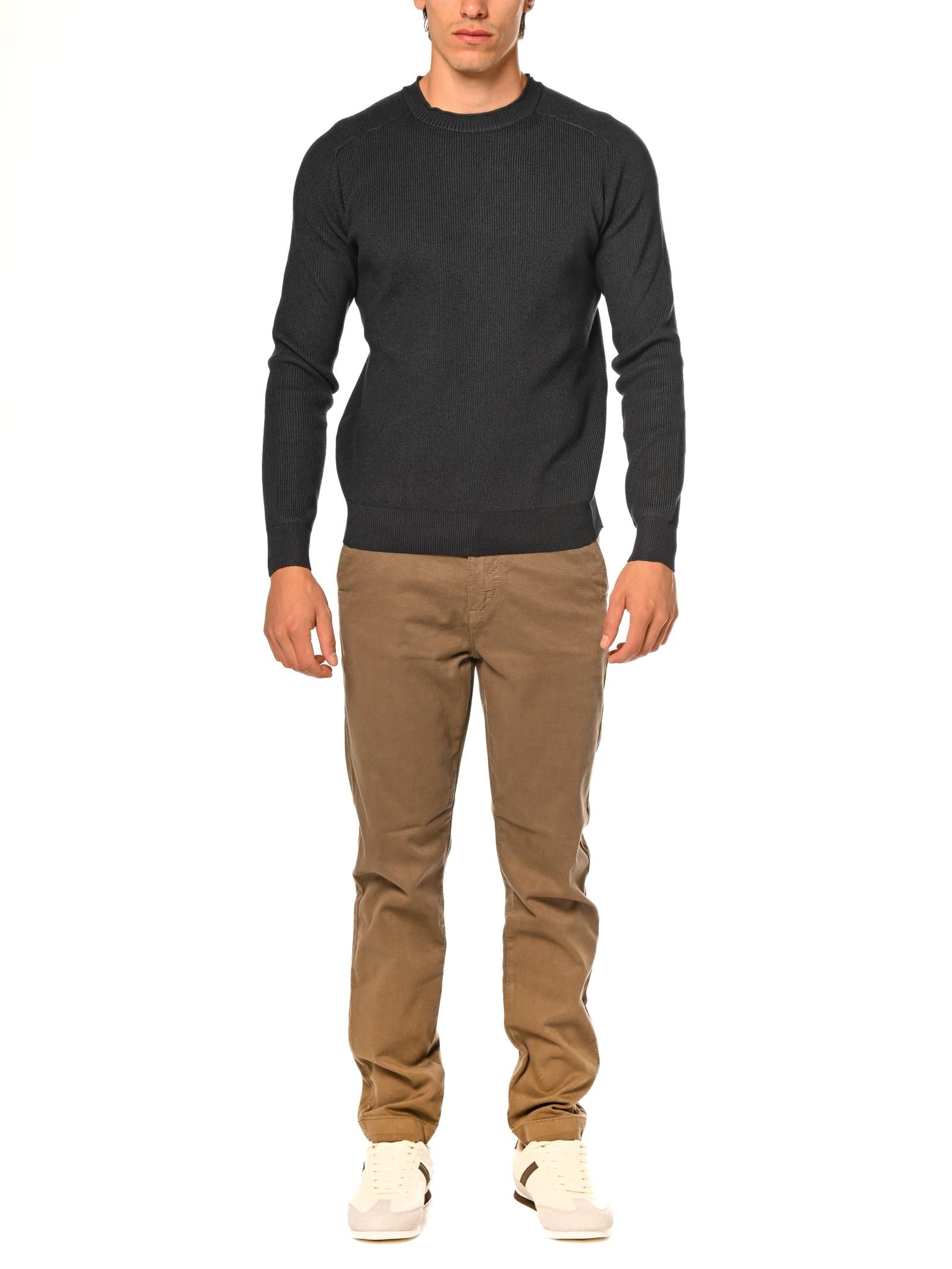 Maglia Seinse Blu costa melange MI3071 BLU SEINSE 