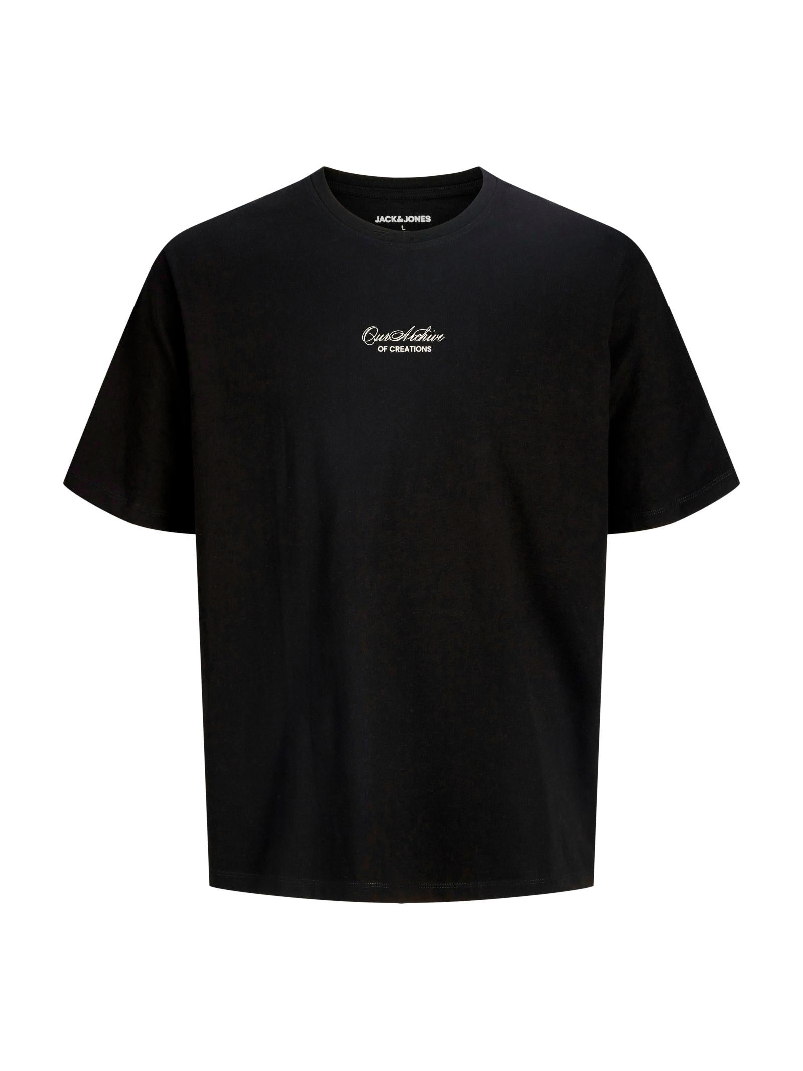 T-shirt Jack & Jones Art Nero stampa 12288095 /Black JACK & JONES 