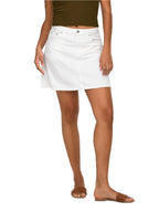 Gonna mini Only Bianco in denim 15374900 /White Denim ONLY 
