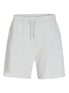 Bermuda Jack & Jones Grigio corti in felpa 12268448 /White Melange JACK & JONES 