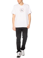 T-shirt Calvin Klein Jeans Bianco Graphic LV14RE816G YAA CALVIN KLEIN 