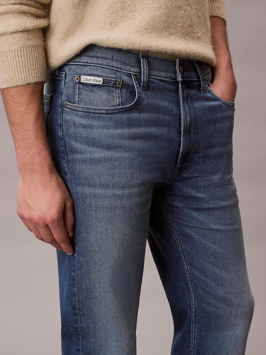 Jeans Calvin Klein Blue Denim Straight LV04RE782G 59N CALVIN KLEIN 