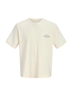 T-shirt Jack & Jones Crema Ebro relaxed 12282898 /Antique White JACK & JONES 