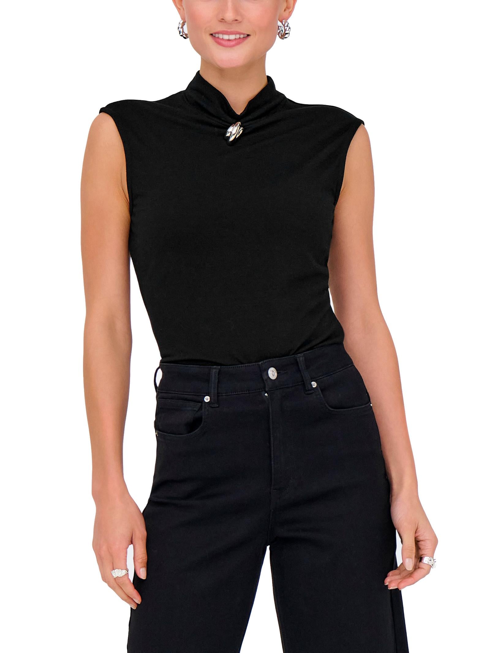 T-shirt JDY Ally Nero smanicato 15361293 /Black JDY 