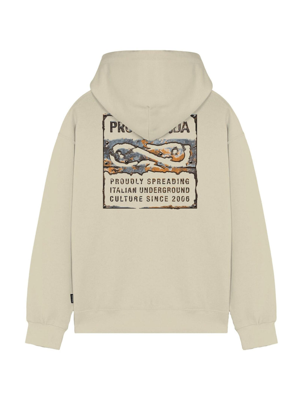 Felpa Propaganda Beige Label rust FE539 BEIGE PROPAGANDA 