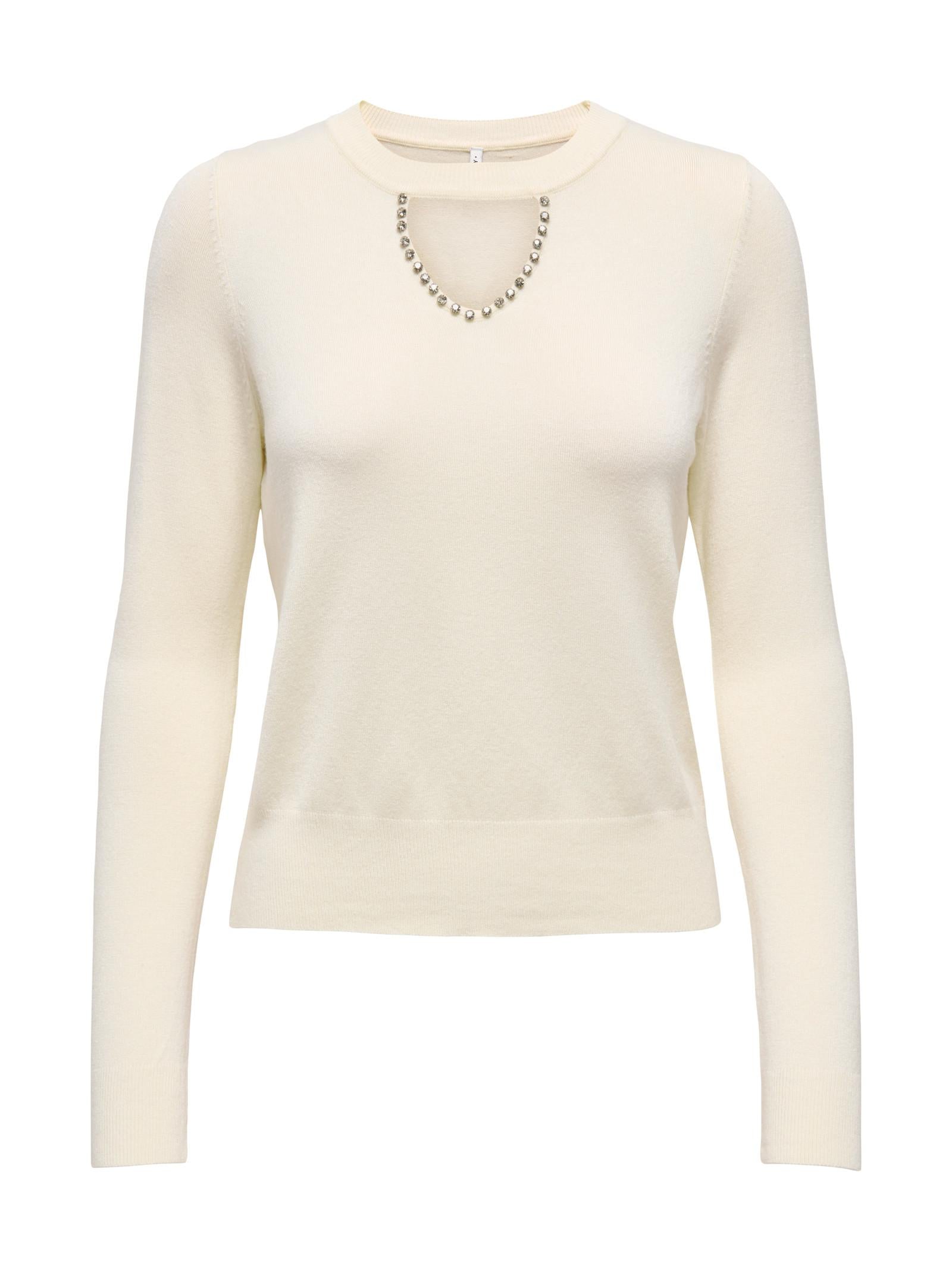 Maglia Only Venice Bianco con strass 15364652 /BabyS Breath ONLY 