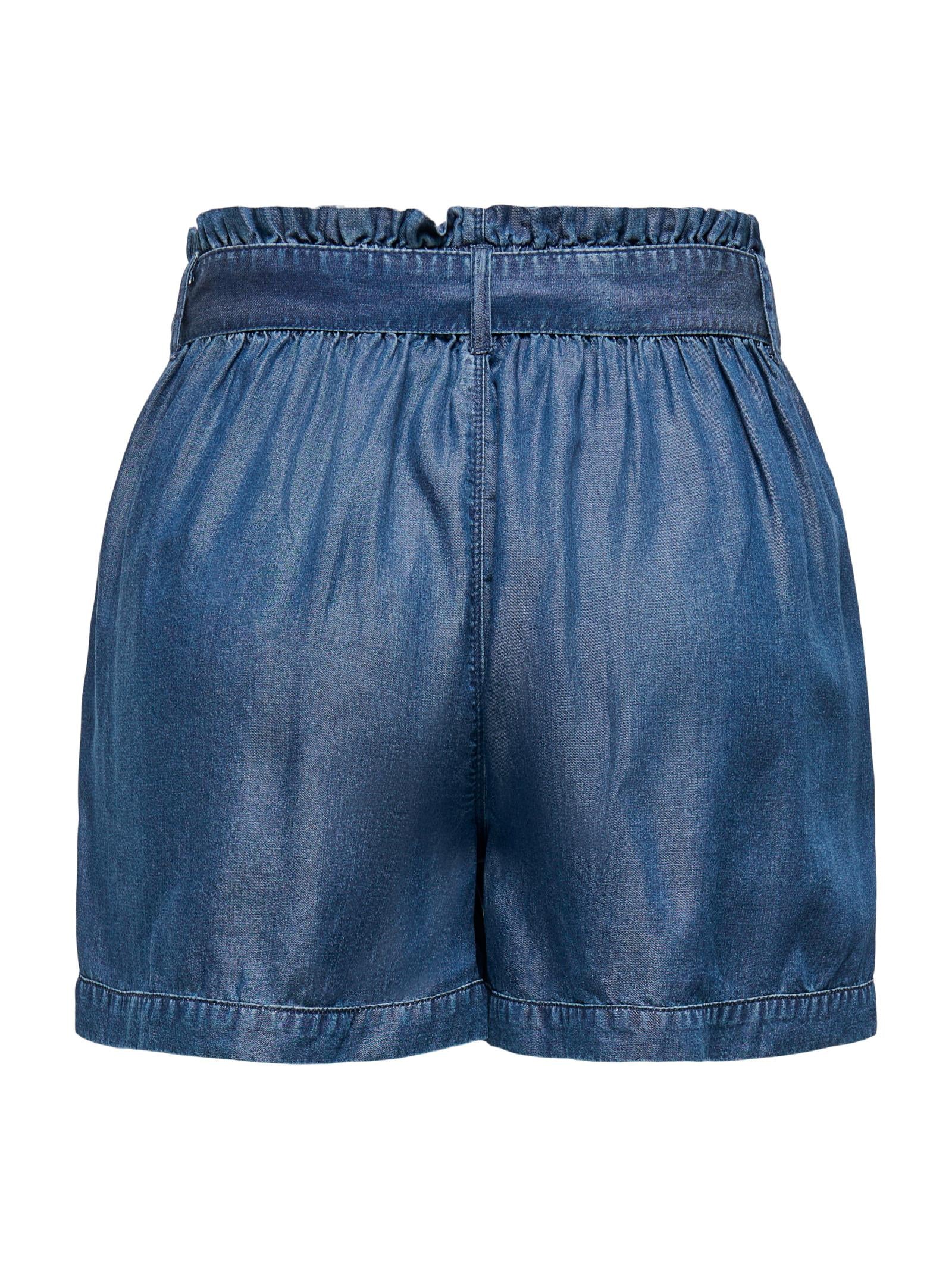 Shorts Only Dark Blue Denim vita alta 15338315 /Dark Blue Denim ONLY 