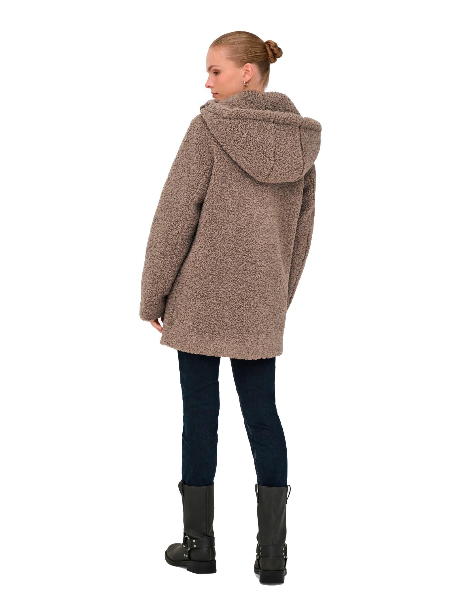 Cappotto Only Mina Nocciola teddy 15356909 /Mountain Trail ONLY 