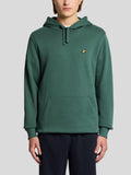 Felpa Lyle & Scott Verde con cappuccio ML416VOG EVERGLADE LYLE & SCOTT 