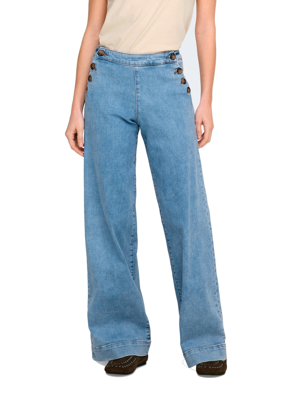 Jeans Only Madison Light Blue con risvolto 15353959 /Light Blue Denim ONLY 