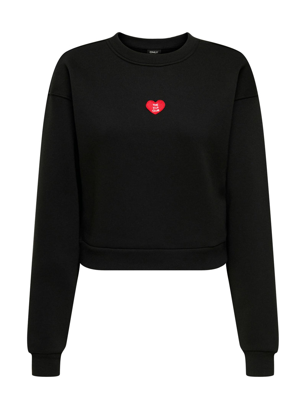 Felpa Only Evisa Nero con ricamo 15358296 /Black ONLY 