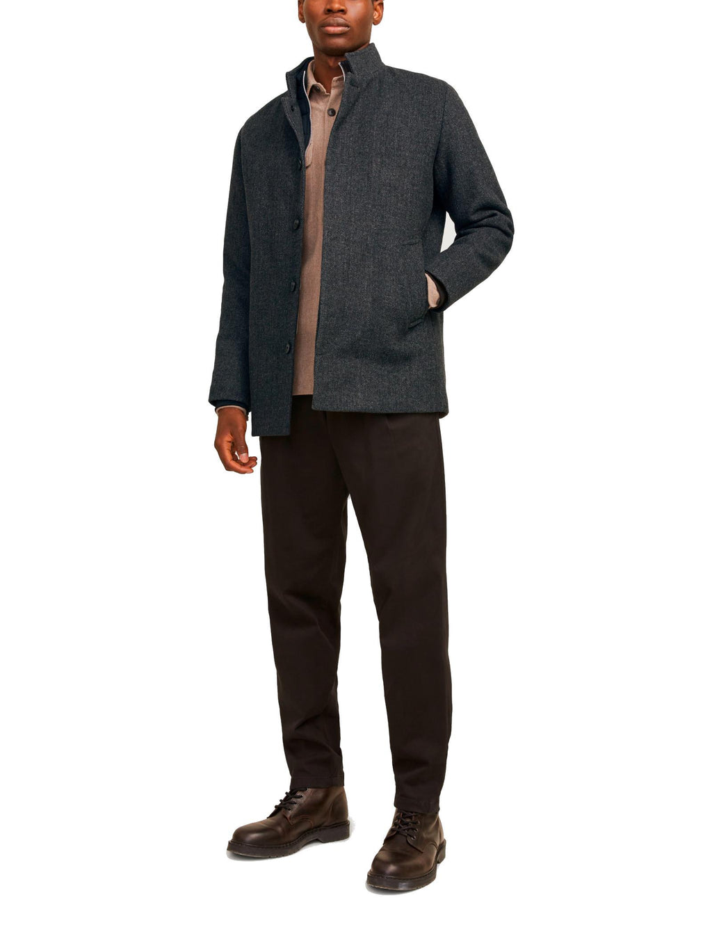 Giubbotto Jack & Jones Harrison Antracite 12258674 /Dark Grey Melange JACK & JONES 