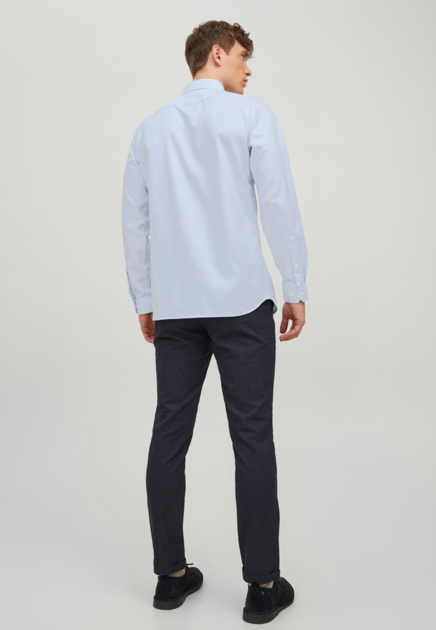 Camicia Jack & Jones Parker Celeste No Stiro 12227385 /Cashmere Blue JACK & JONES 