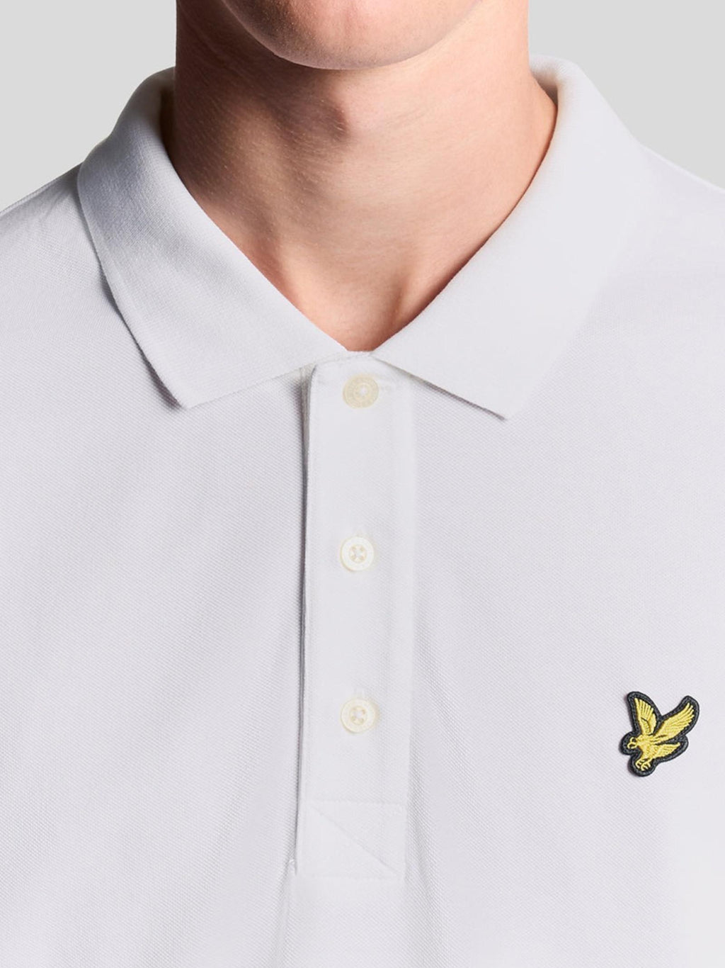 Polo Lyle & Scott Bianco colletto logo SP400VOG WHITE LYLE & SCOTT 